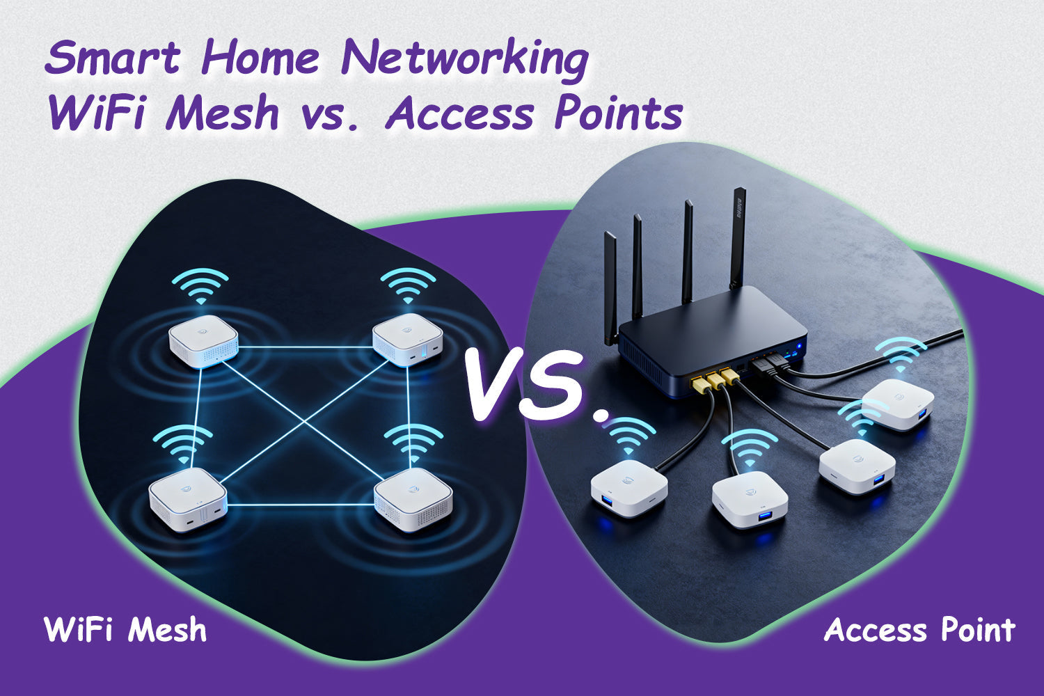 Smart Home Networking: WiFi Mesh vs. Access Points
