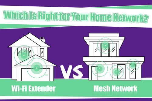 Wi-Fi extender vs. mesh network