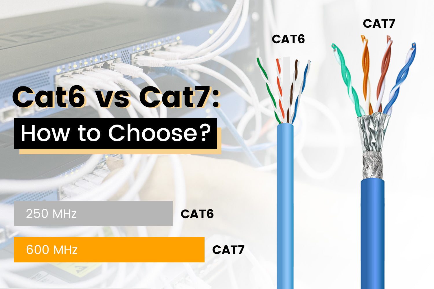 Cat6 vs Cat7: How to Choose? – VCELINK