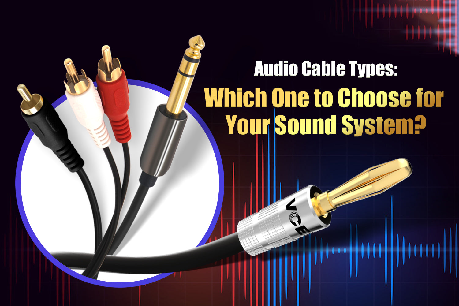 Wholesale outlet audio cables