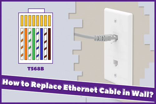 how to replace ethernet cable in wall