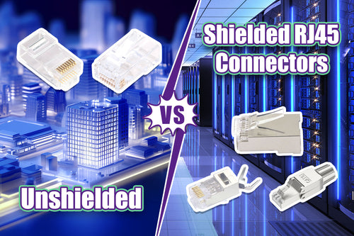 unshielded vs shielded rj45 connector