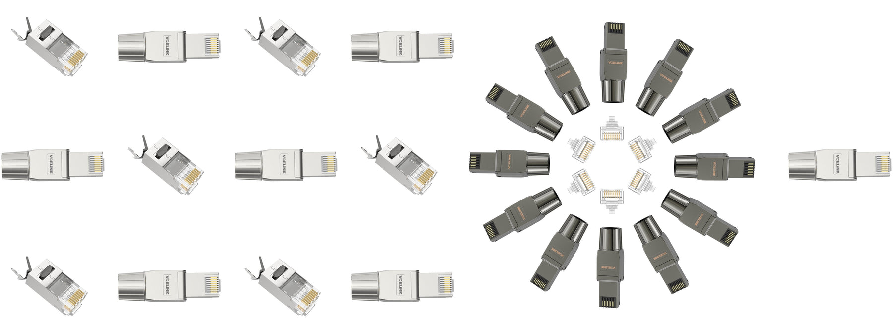 Pass-through RJ45 Connector