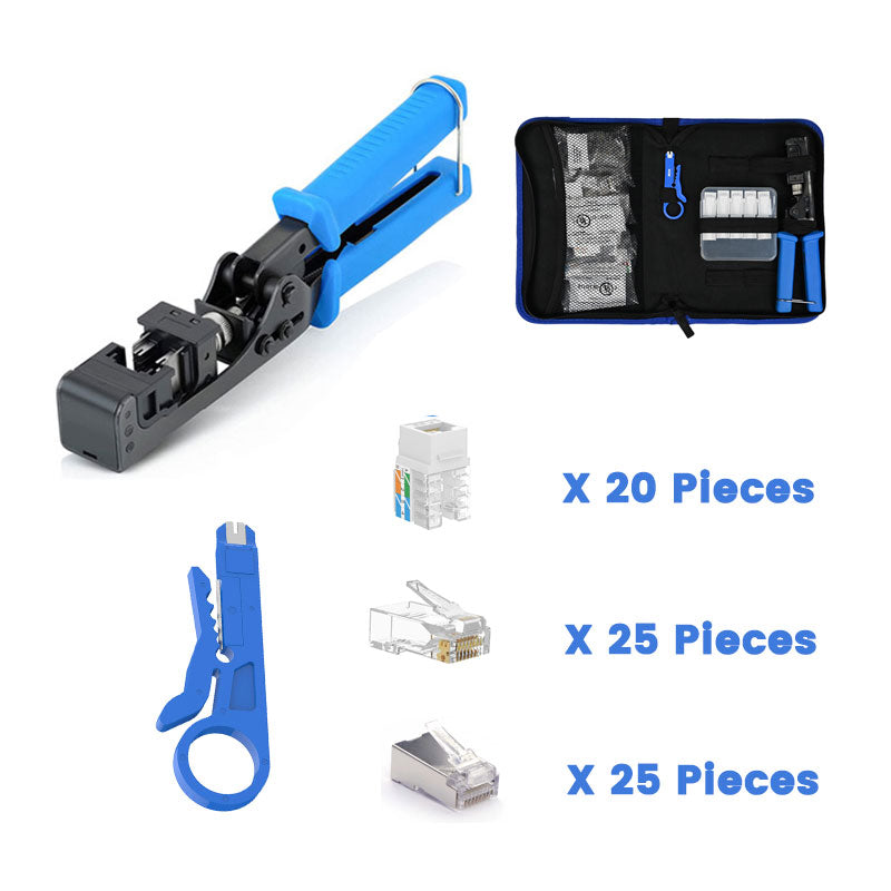 Kentek CAT6 Punch Down Keystone Jack RJ45 Category 6 Ethernet Network 110 Type Ivory
