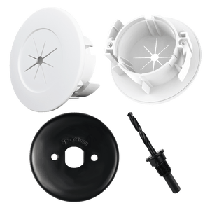 Brush wall plate