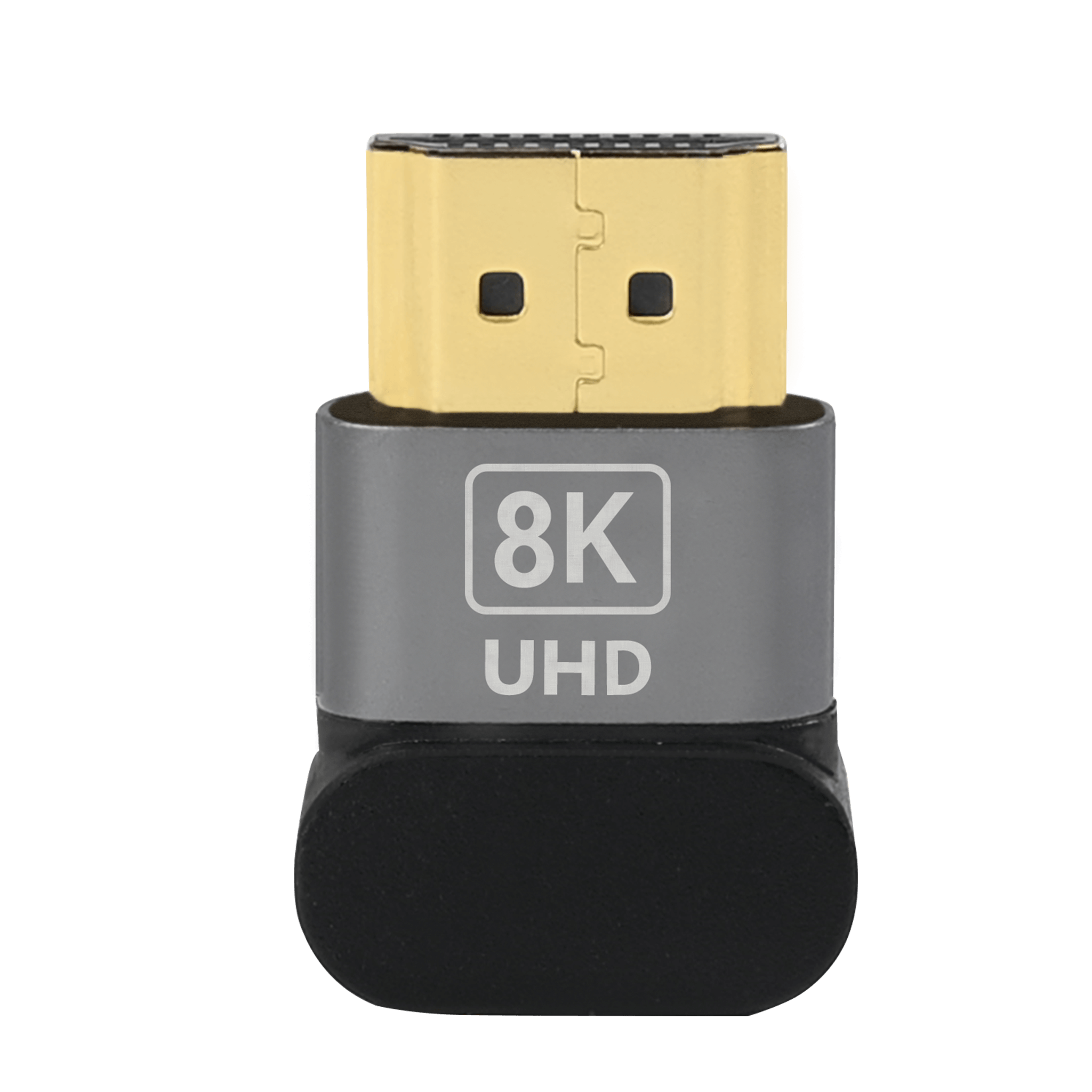 thumbnail image 2 of Keple 90-Degree HDMI Adapter - Gold-Plated Space Saver For Tight Spots Behind Wall-Mounted TVs 2 of 14