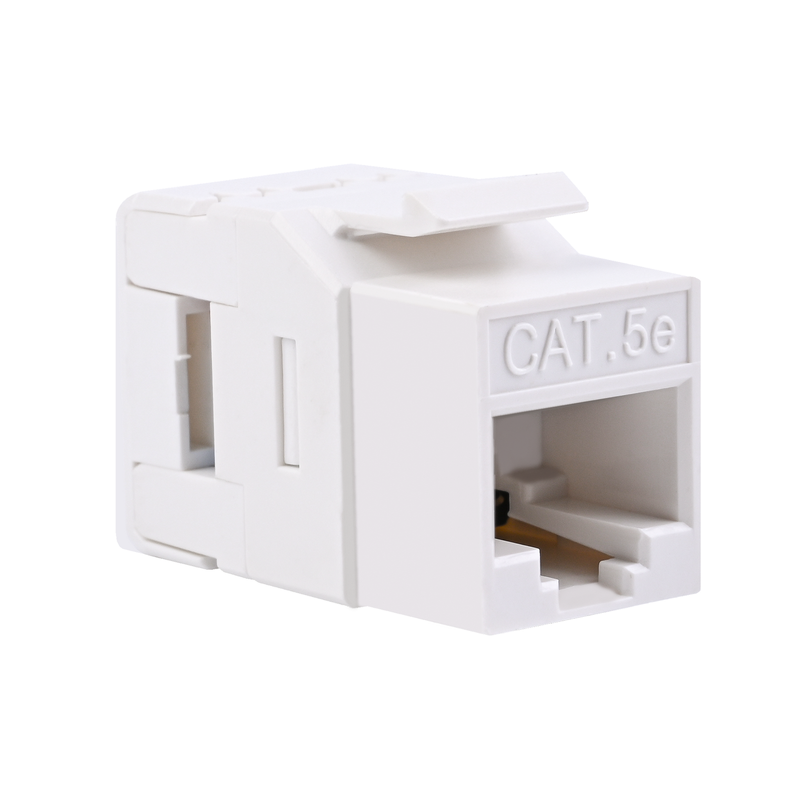 Cat5E 180 Degree RJ45 Keystone Jack