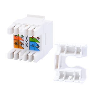Cat5E 180 Degree RJ45 Keystone Jack