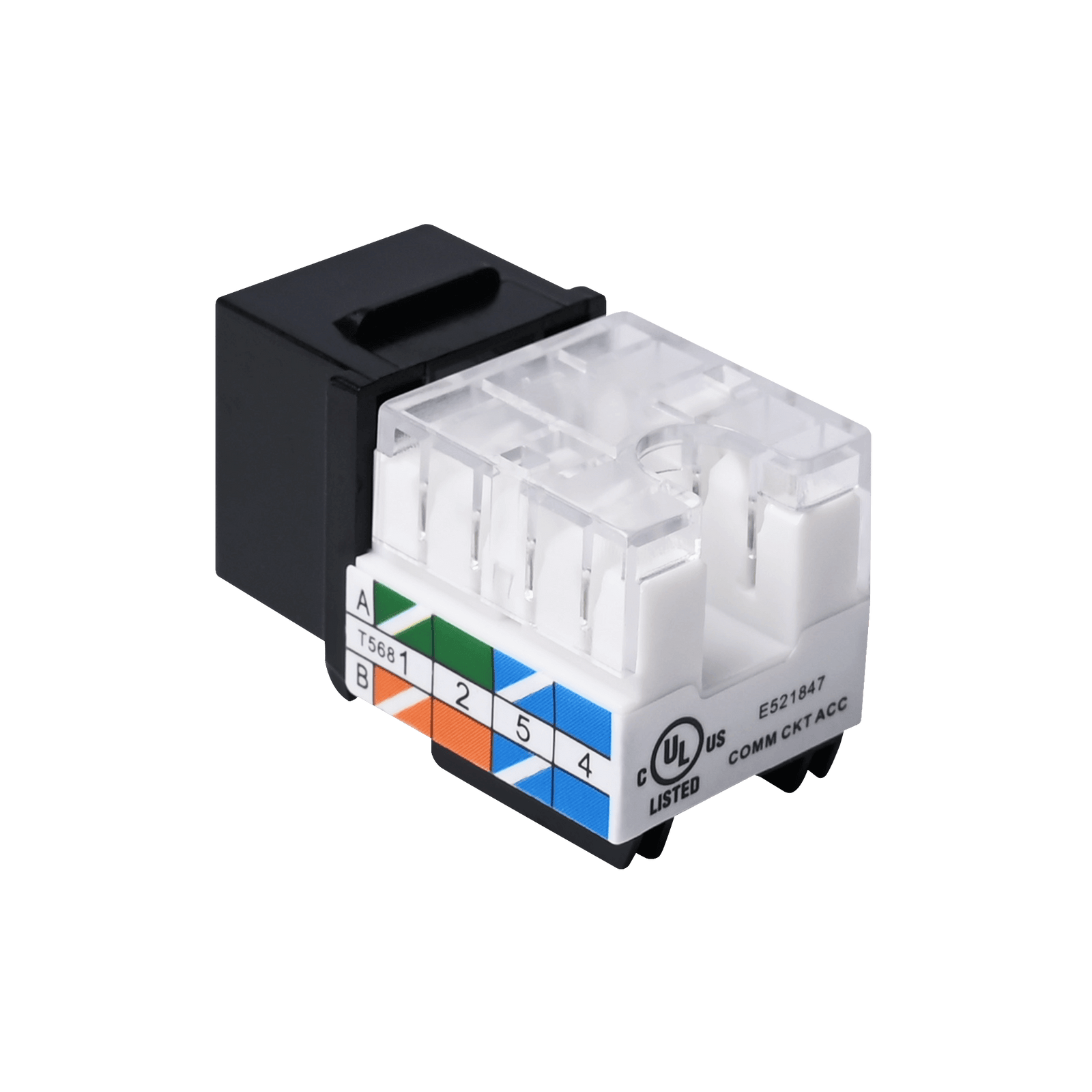 UL Listed Cat6 Keystone Jack VCELINK