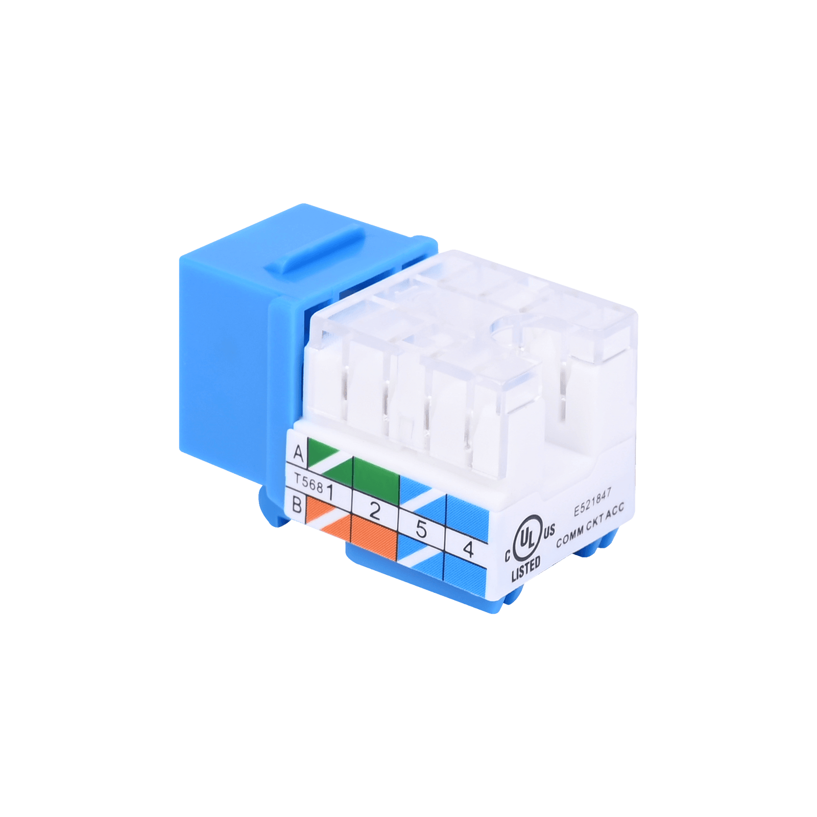 UL Listed Cat6 Keystone Jack VCELINK