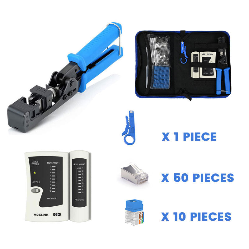 Speed-Termination-Tool mit Cat6-Modulen VCELINK