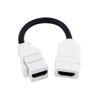 8K Female to Female HDMI 2.1 Keystone Pigtail Cable