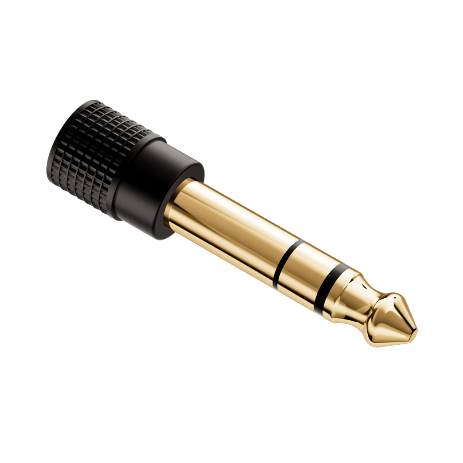 Gold-Plated TRS Stereo Female Audio Adapter
