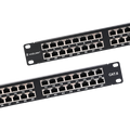 48-port Cat6 Shielded Patch Panel, 1U VCELINK