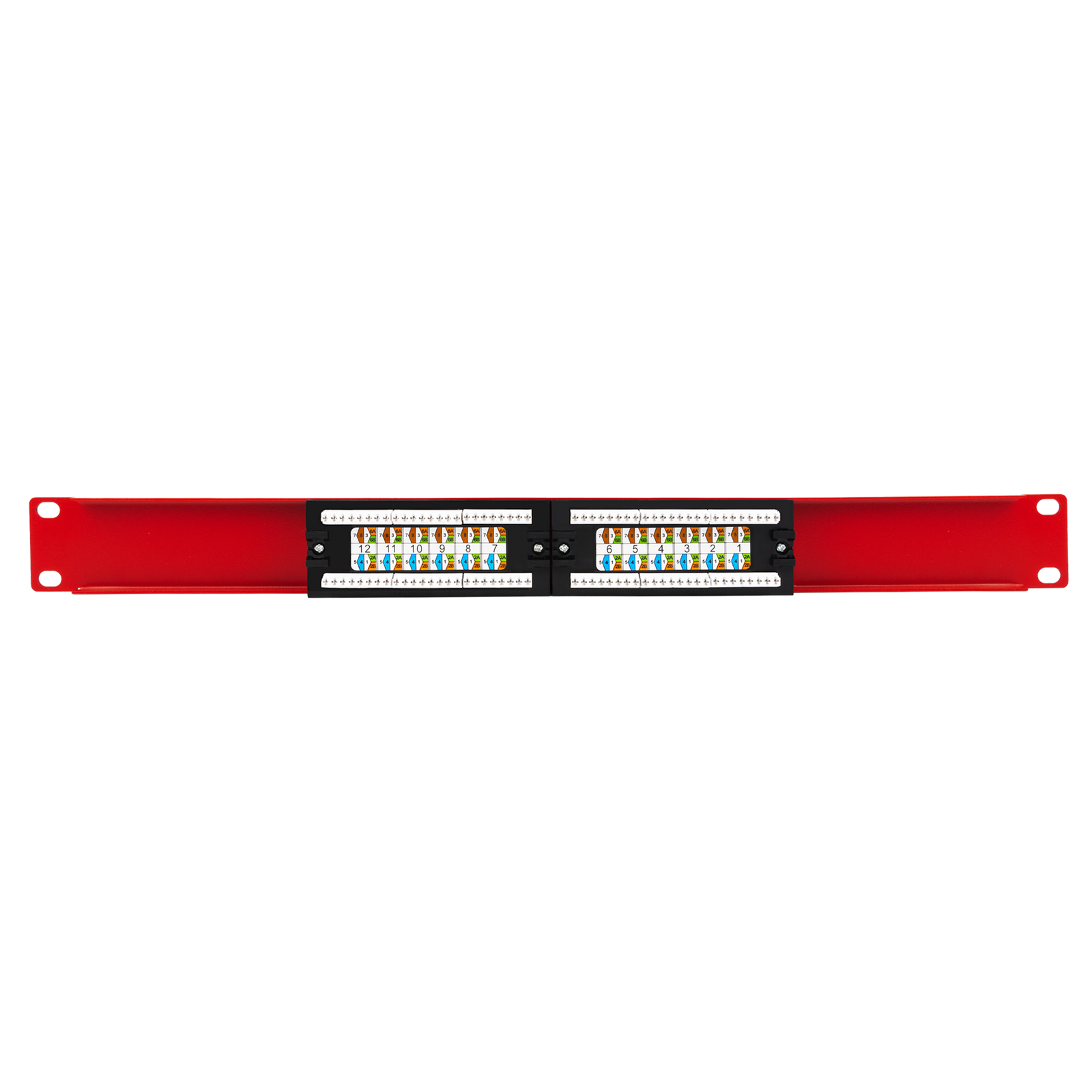 12 Port Cat 6 UTP Ruby Patch Panel