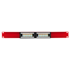 12 Port Cat 6 UTP Ruby Patch Panel