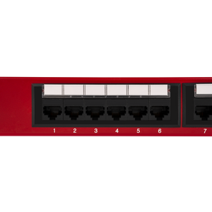 12 Port Cat 6 UTP Ruby Patch Panel