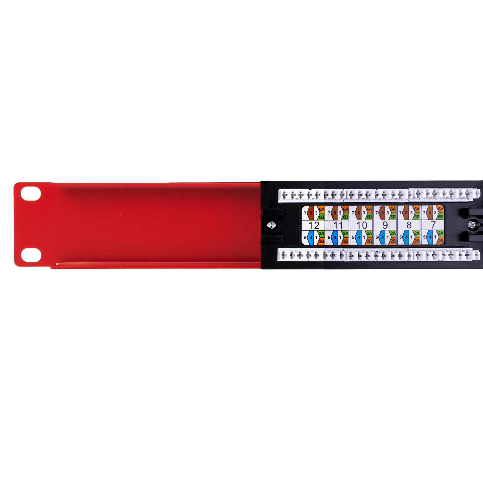 12 Port Cat 6 UTP Ruby Patch Panel