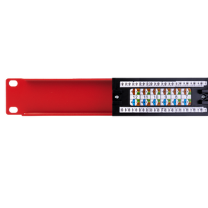 12 Port Cat 6 UTP Ruby Patch Panel
