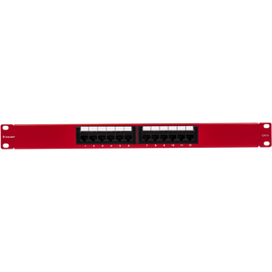 12 Port Cat 6 UTP Ruby Patch Panel