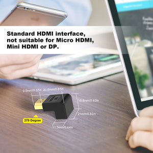 270 degree hdmi connector
