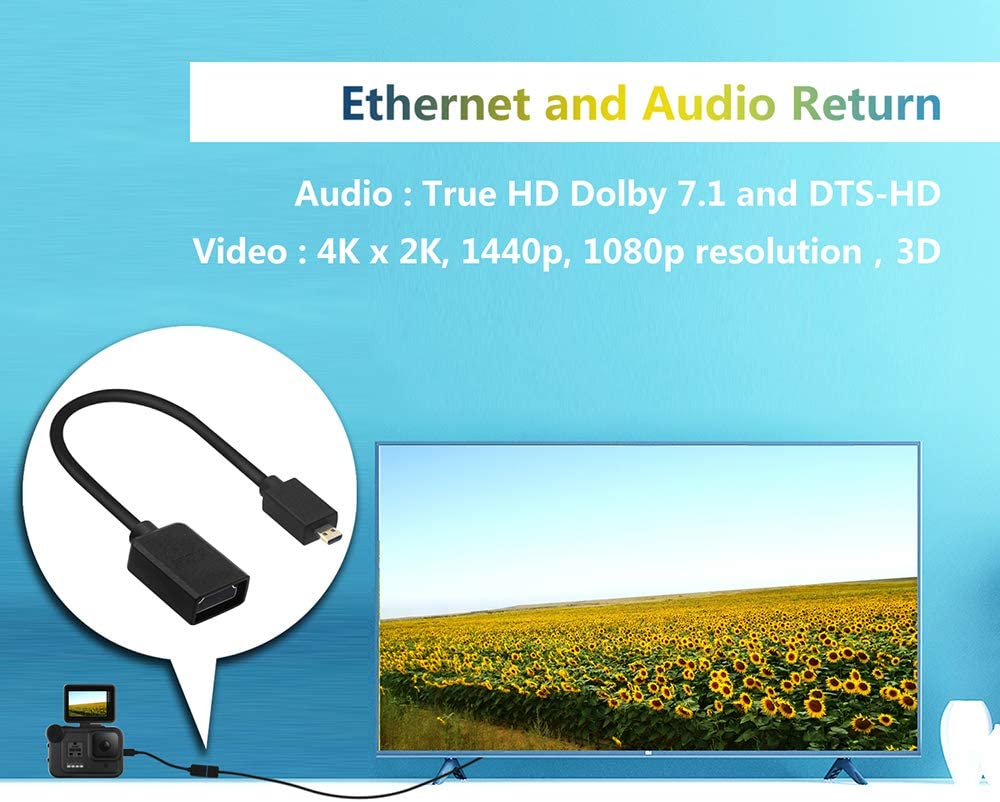 4k hdmi male to female