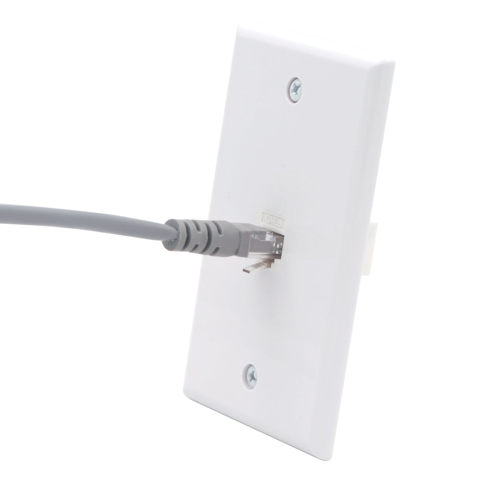cat6 wall plate pass through