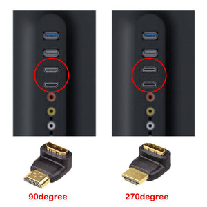 90 degree angle hdmi