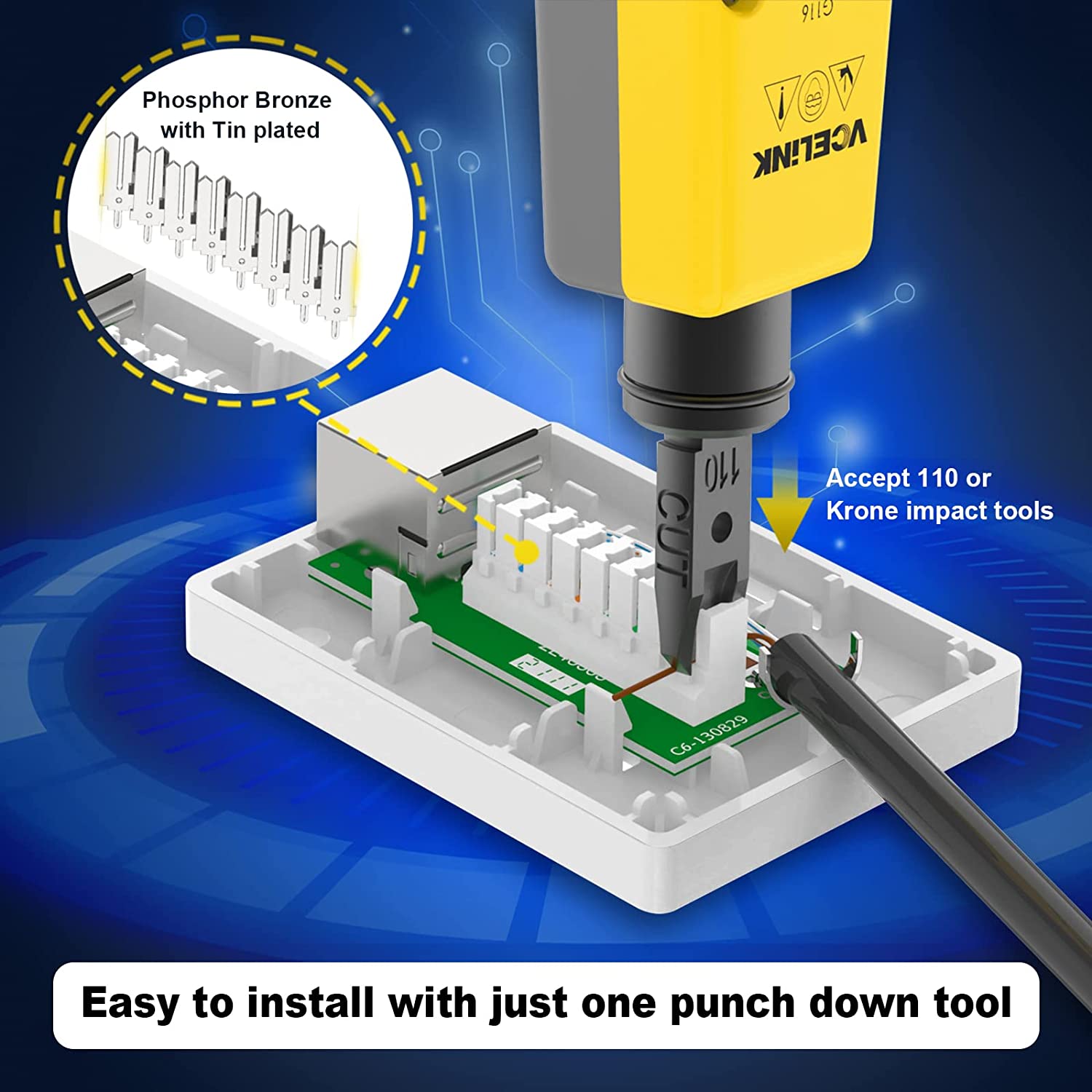 cat6a surface mount box