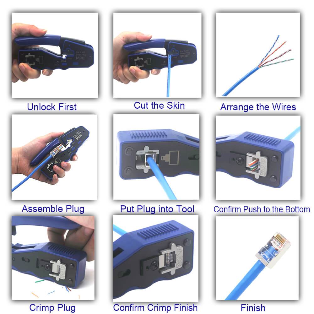 cat 6 pass through crimper