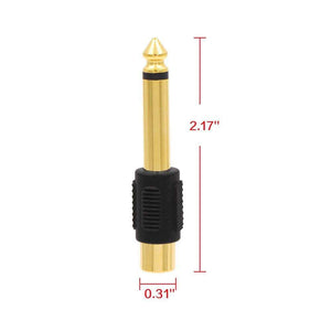 rca to quarter inch jack