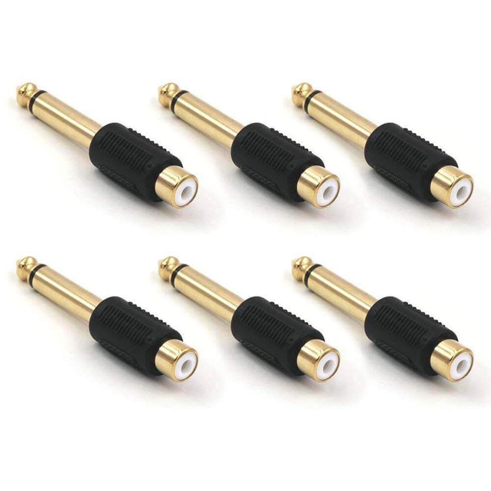6.35 mm jack to rca