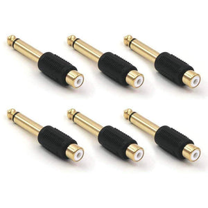 6.35 mm jack to rca