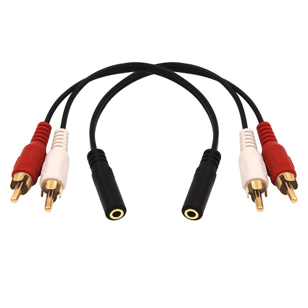 1 female to 2 male audio splitter