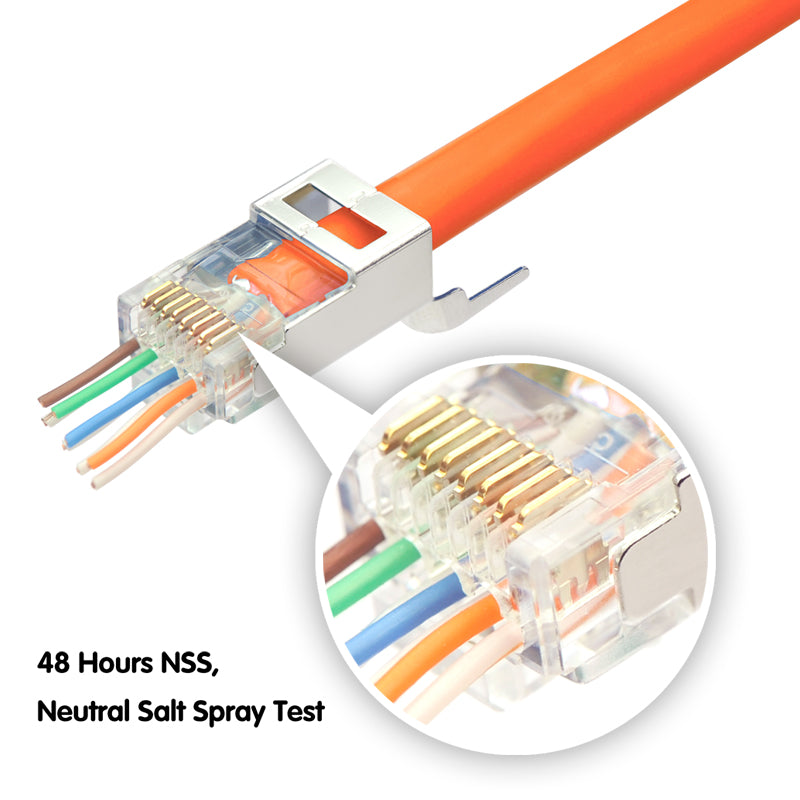 cat 7 pass through connector