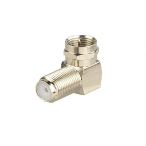 right angle f connector adaptor