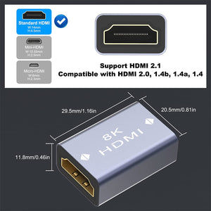 hdmi female coupler