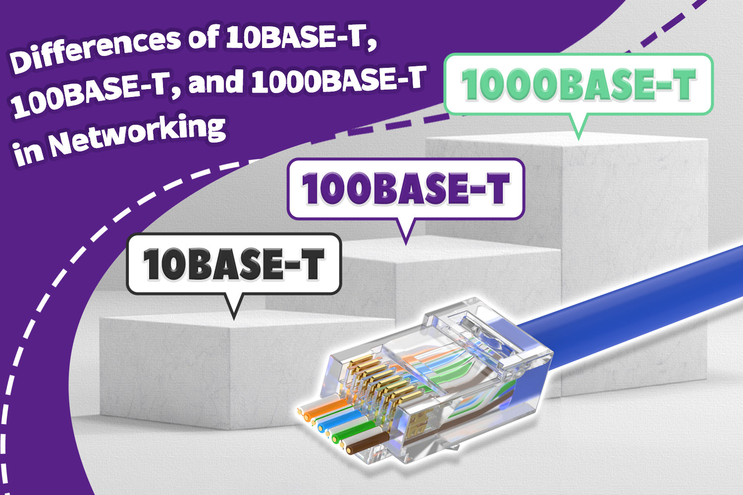 Differences of 10BASE-T, 100BASE-T, and 1000BASE-T in Networking – VCELINK