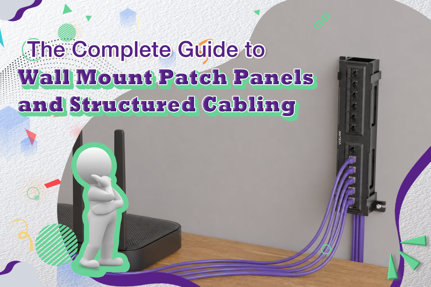 Wall Mount Patch Panels and Structured Cabling
