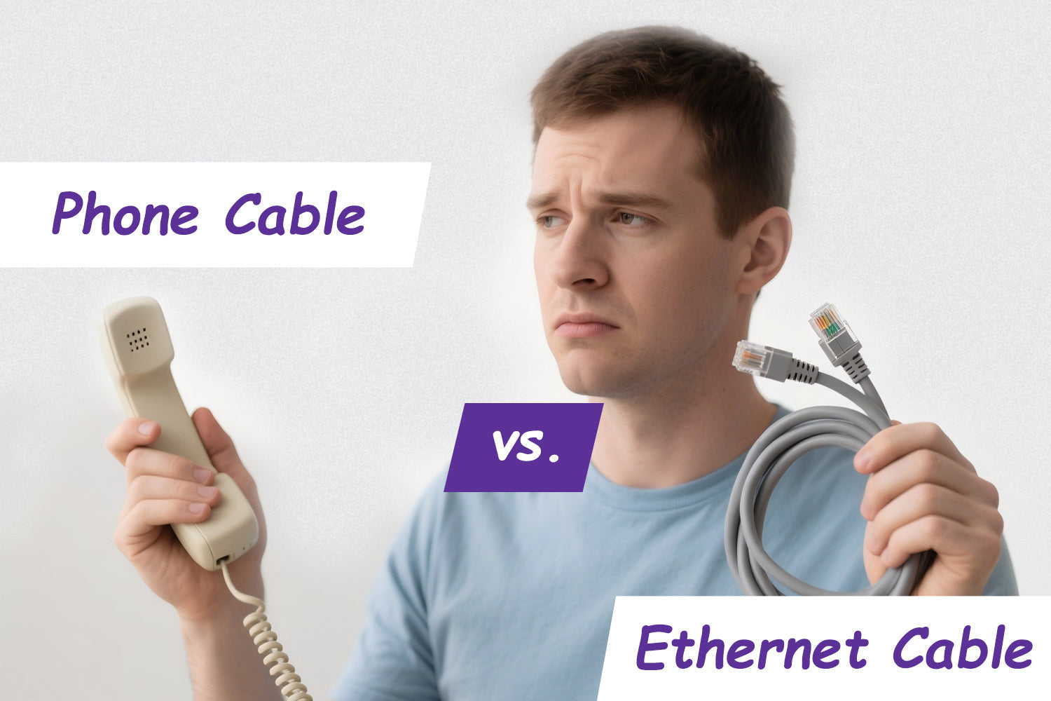 Ethernet vs. Phone Cable