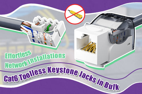 Cat6 Toolless Keystone Jack