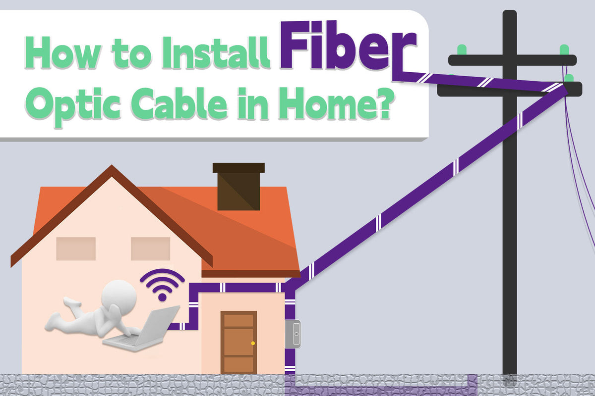 Install Fiber Optic Cable in Home