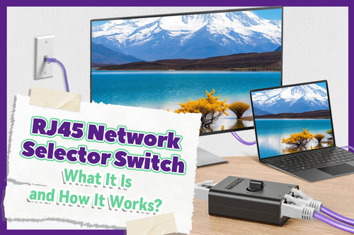 RJ45 network selector switch