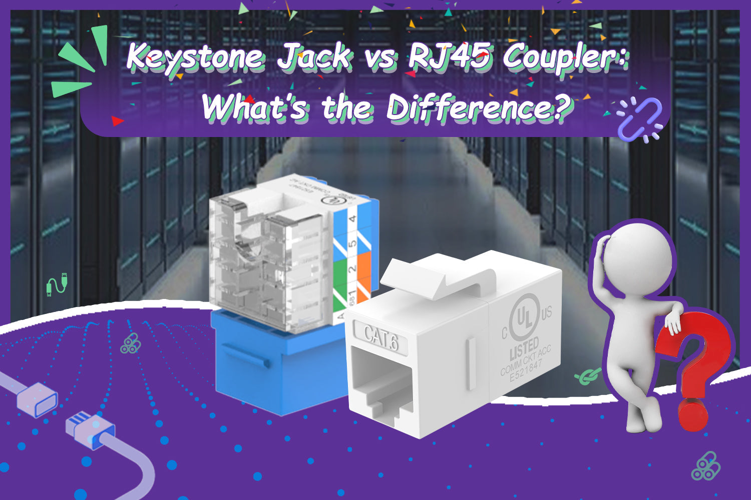 Keystone Jack vs RJ45 Coupler: What’s the Difference?