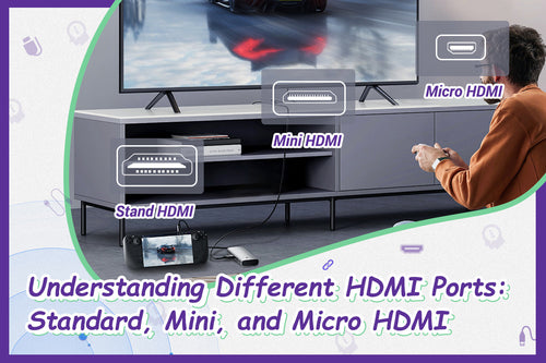 Different HDMI Ports: Standard, Mini, and Micro HDMI