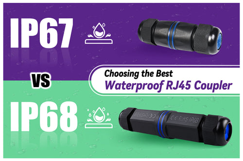 ip67 vs ip68 waterproof rj45 couplers