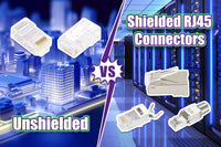 unshielded vs shielded rj45 connector