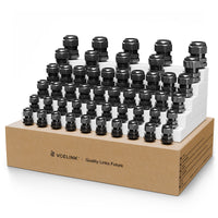 Cable Gland IP68 Nylon Waterproof Assortment (PG7/PG9/PG11/PG13.5/PG16)