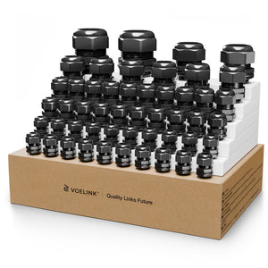 Cable Gland IP68 Nylon Waterproof Kit (NPT1/4", 1/2", 3/4", 1", 1-1/4")