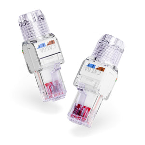 Compact Toolless RJ45 Connector Cat6a 